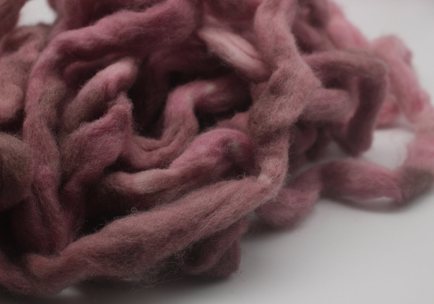 Border Leicester Wool Roving - Hand Dyed Fibre for Spinning 100g - set2