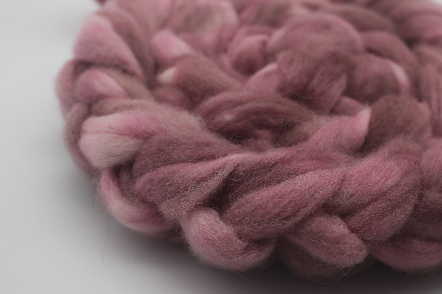 Border Leicester Wool Roving - Hand Dyed Fibre for Spinning 100g - set2