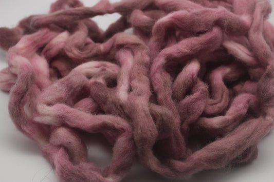 Border Leicester Wool Roving - Hand Dyed Fibre for Spinning 100g - set2