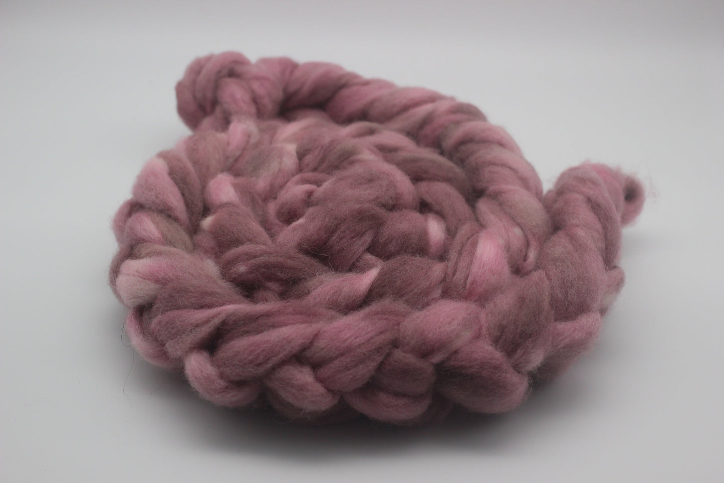 Border Leicester Wool Roving - Hand Dyed Fibre for Spinning 100g - set2