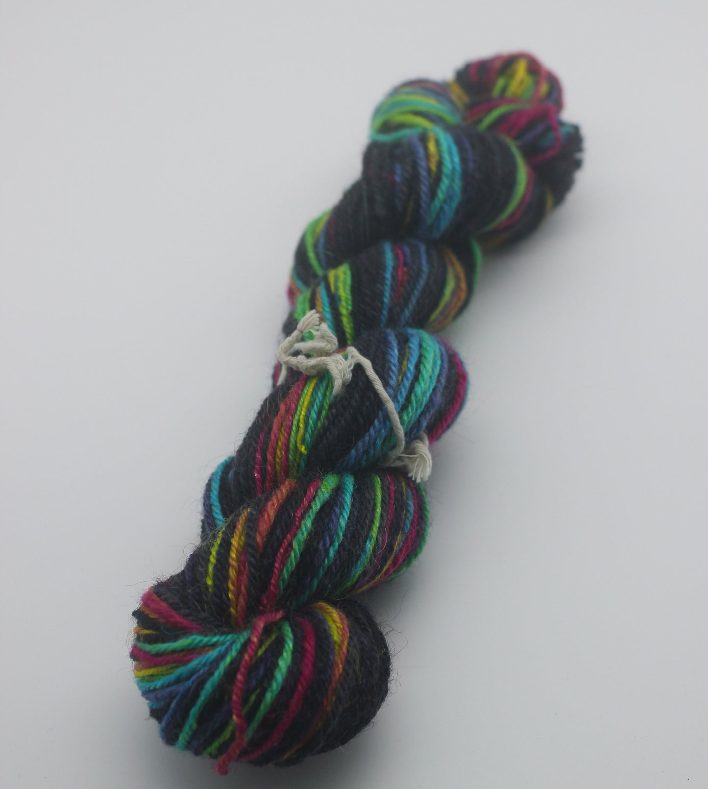 Handspun Handdyed BFL Nylon Yarn - 100g