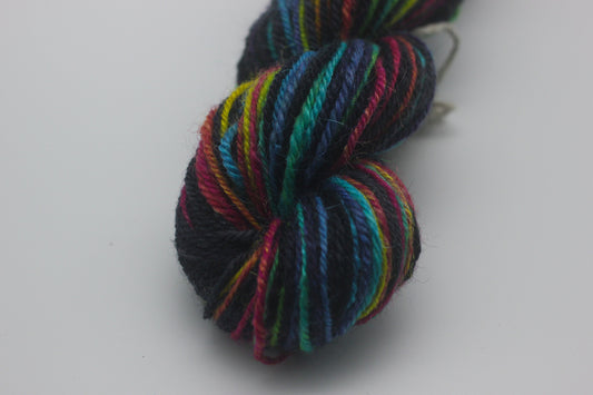 Handspun Handdyed BFL Nylon Yarn - 100g